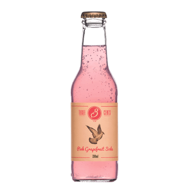 Three Cents Pink Grapefruit Soda